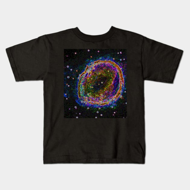 Black Panther Art - Glowing Edges 175 Kids T-Shirt by The Black Panther